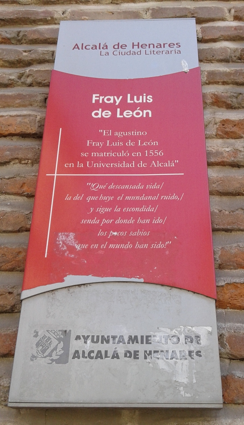 Fray Luis placa